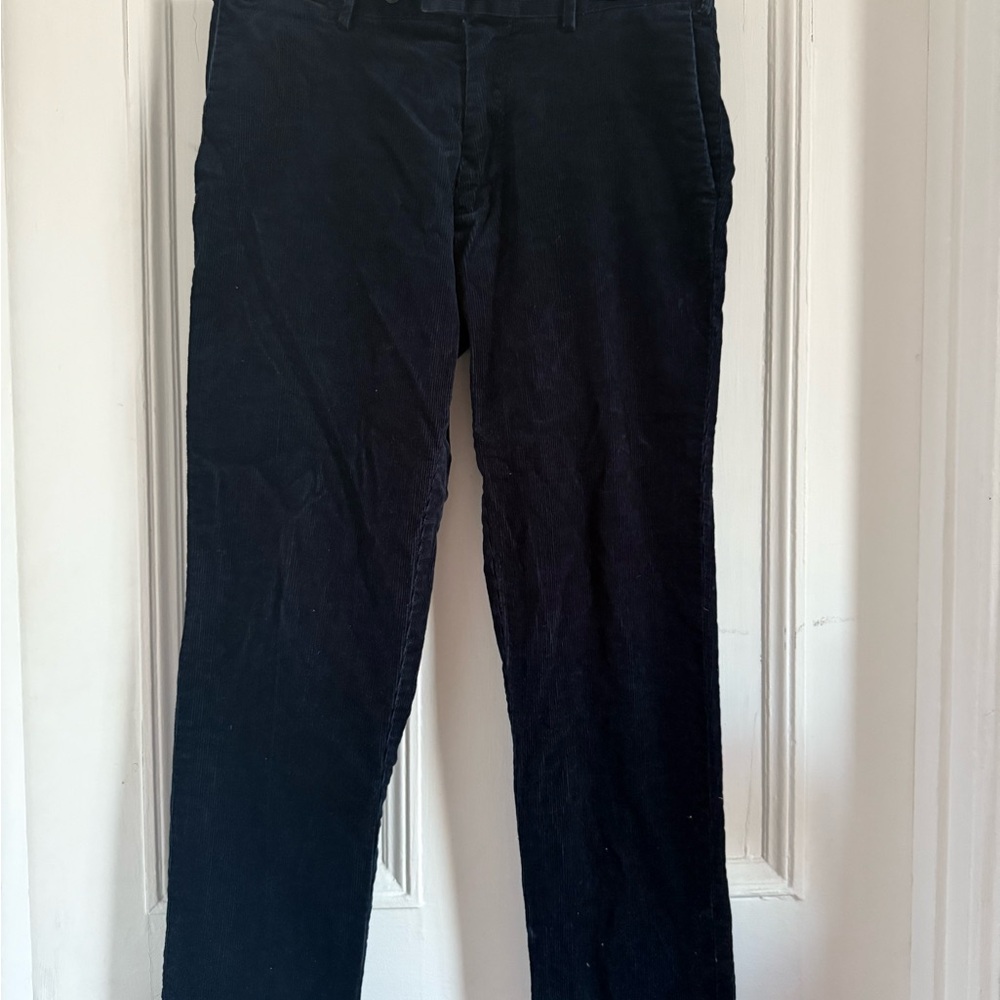 Ralph Lauren Men's Navy Blue Corduroy Pants